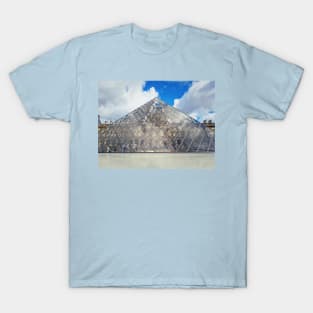 glass pyramid Louvre T-Shirt